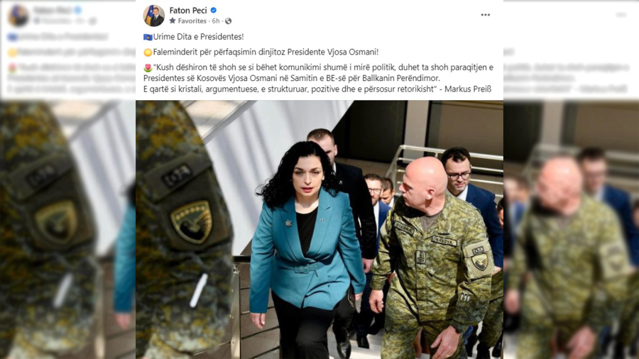 Në ditën e Presidentit Ministri i BPZHR, Faton Peci Uron Presidenten për përfaqsim dinjitoz