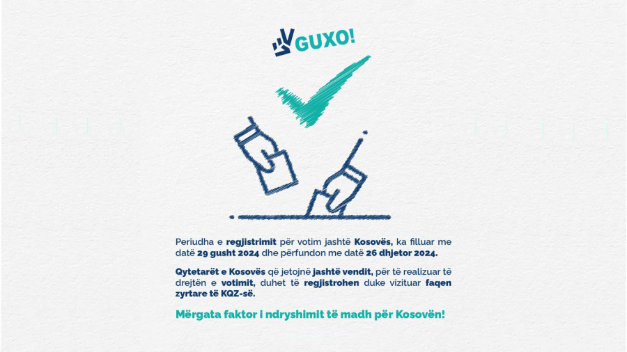 Periudha e regjistrimit për votim